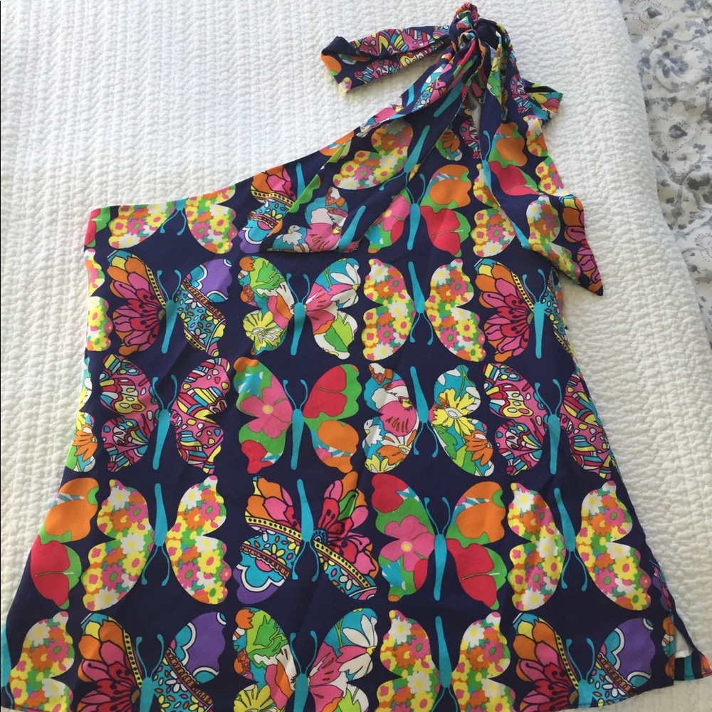 Lilly Pulitzer one shoulder top